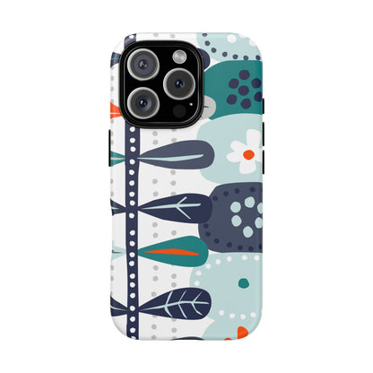 Scandinavian Modern Floral Nordic Hygge Tough Phone Case