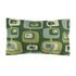 Mid Century Modern, Geometric, Groovy Green, Beige, Abstract, 60s 70s Retro Pillow Sham - Mid Century Modern Gal