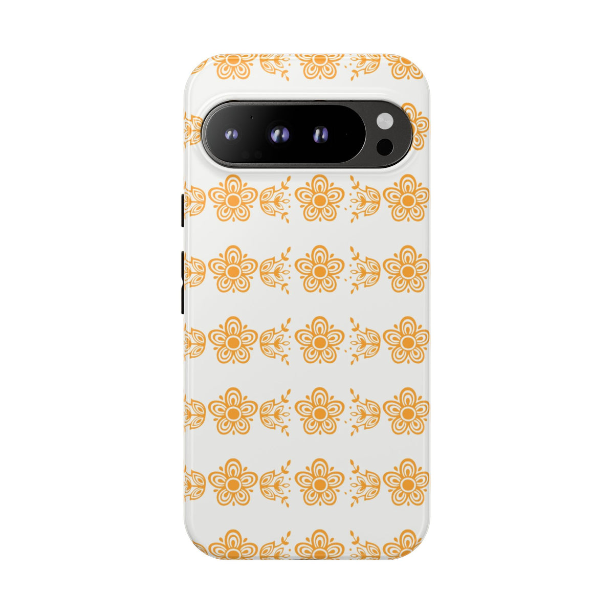 Pyrex Golden Butterfly Floral Phone Case, Tough Cases for Stylish Protection, Gift for Her, Durable, Trendy Floral Design, Cell Phone Cover
