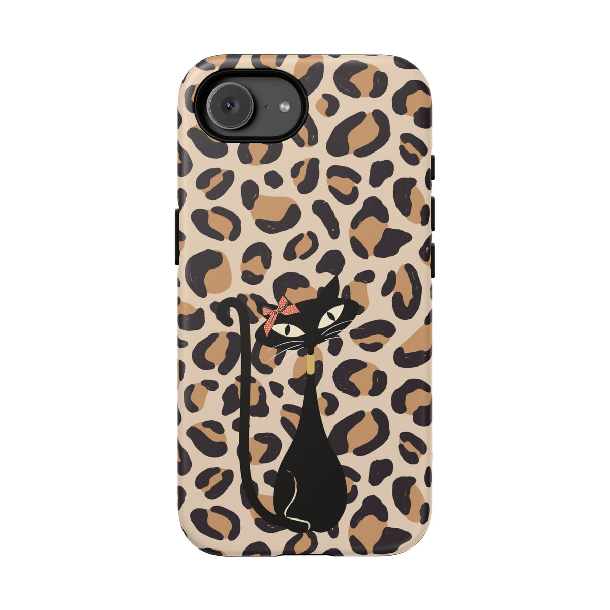 Mid Century Modern 50s Leopard Print, Atomic Cat, Mid Mod Tough Cases