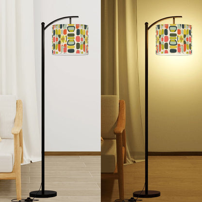 Mid Century Modern Designed Geometric Mod Lamp SHADE ONLY - For Arc Floor Lamps Only - Mid Century Modern Gal