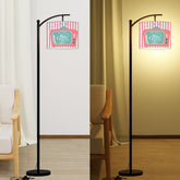 Arc Floor Lamp Shade with Ring (Made in USA) - Mid Century Modern Gal