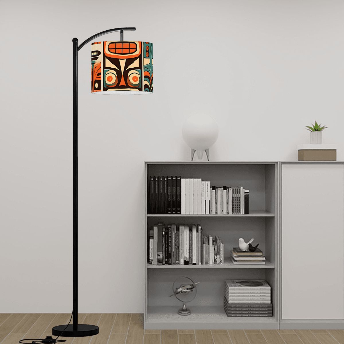 Modern Tiki Design Mid Century Modern Lamp SHADE ONLY - For Arc Floor Lamps Only - Mid Century Modern Gal