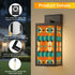 Mid Century Modern Orange Teal Geometric Retro MCM Patio Wall Light - Mid Century Modern Gal