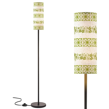 Pyrex Designed Crazy Daisy Verde Green, Retro Floor Lamp Modern Standing Lamp - Mid Century Modern Gal