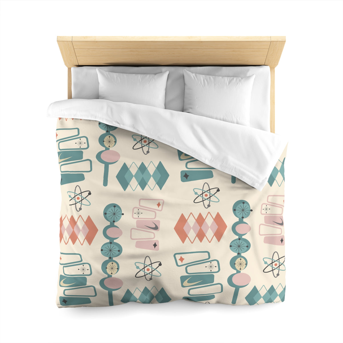 Mid Century Modern Googie Designs, Palm Springs Style, MCM Duvet Cover - Mid Century Modern Gal
