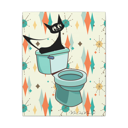 Retro Bathroom, Atomic Cat, Franciscan Starburst 50&