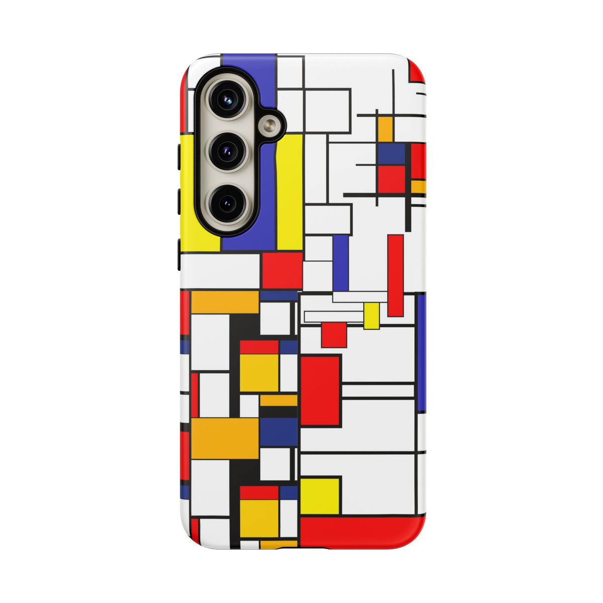 Retro Mod Mondrian, Mid Century Modern Style Tough Phone Case