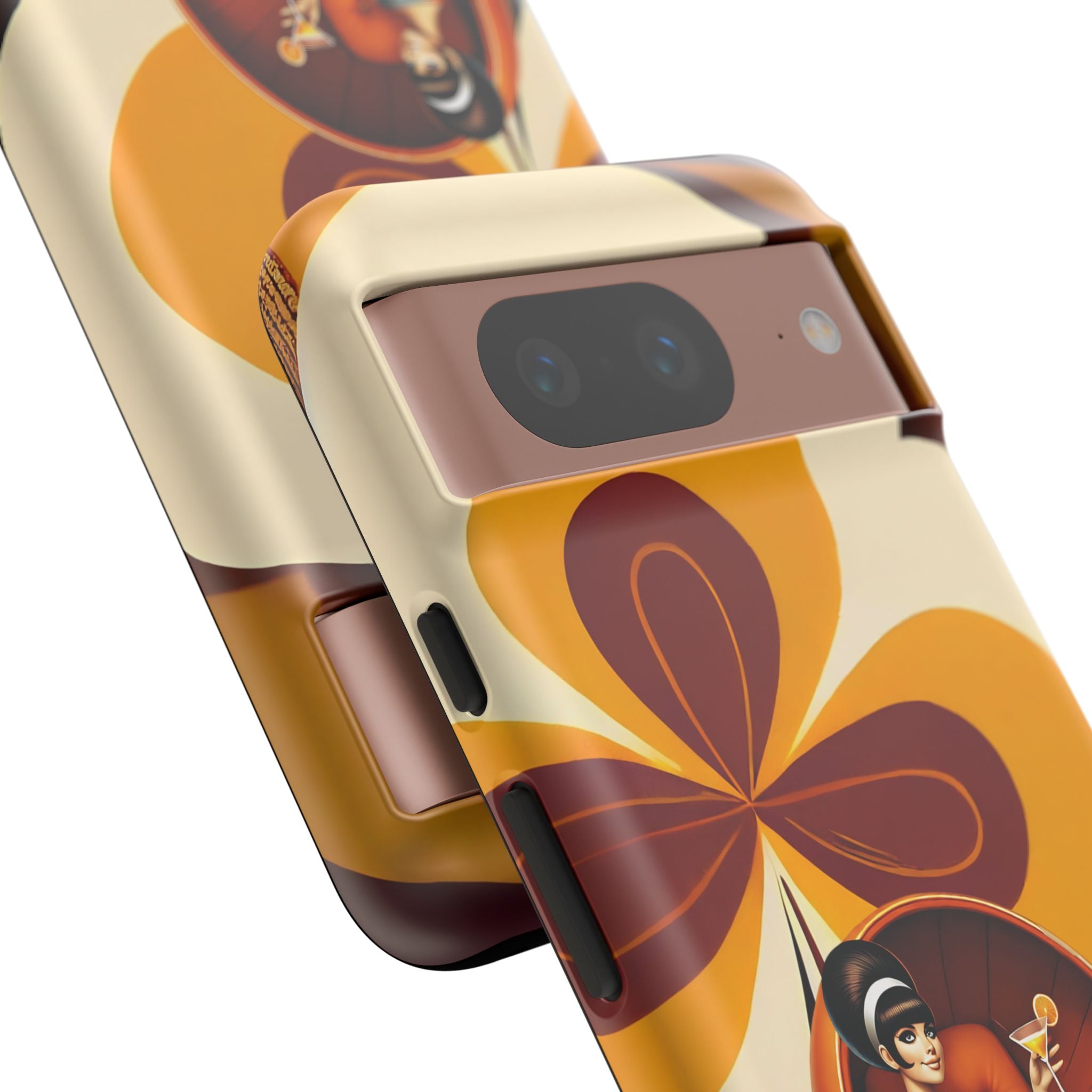 Groovy Mod 60s Retro Flower Power Phone Cases