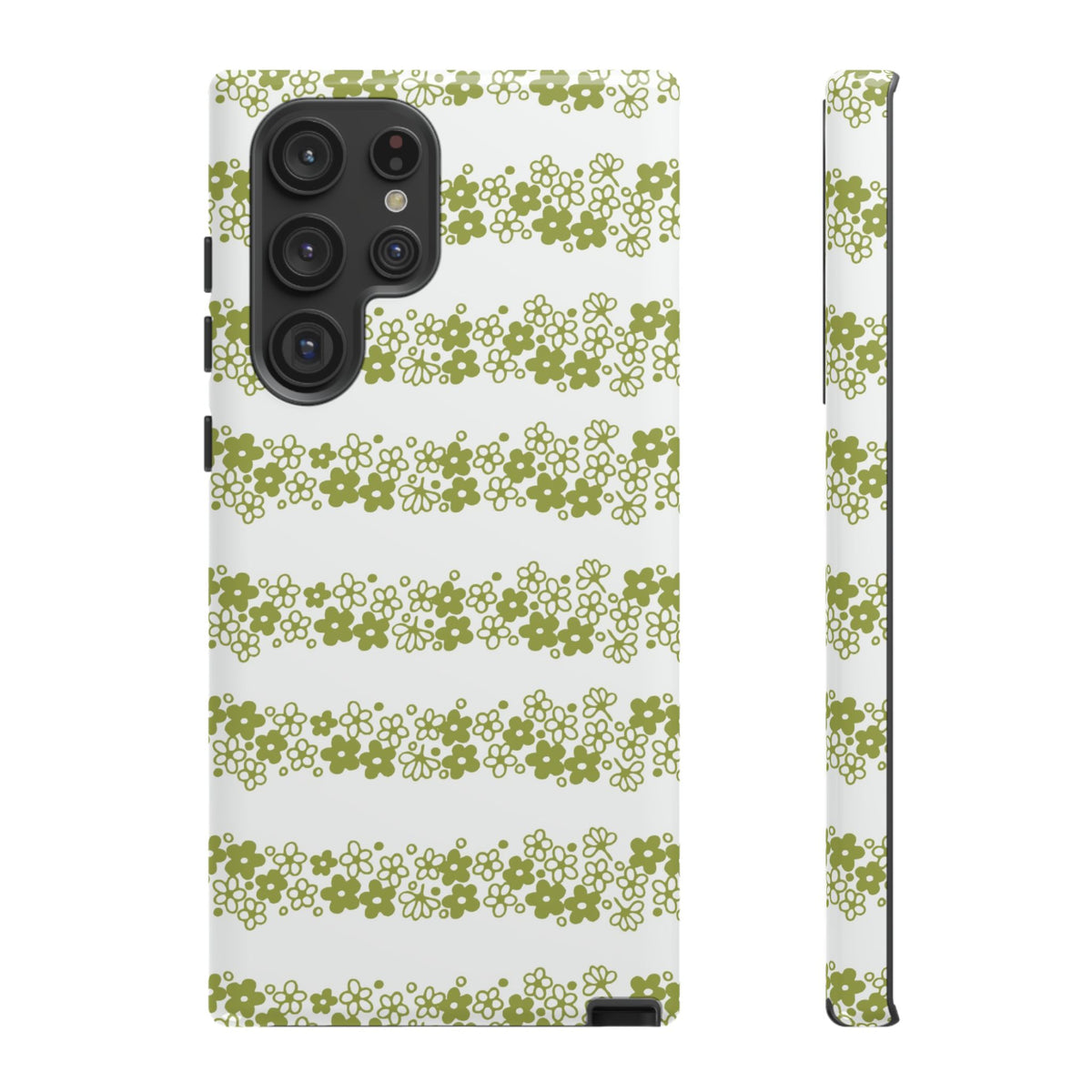 Pyrex Crazy Daisy Spring BlossonFloral Phone Case: Tough Cases with Elegant Green Floral Design, Durable Phone Cover