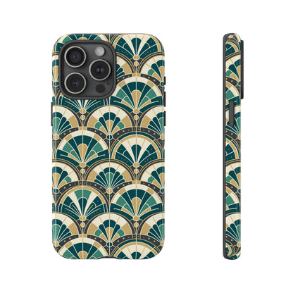 Art Deco Peacock Inspired Tough Phone Case