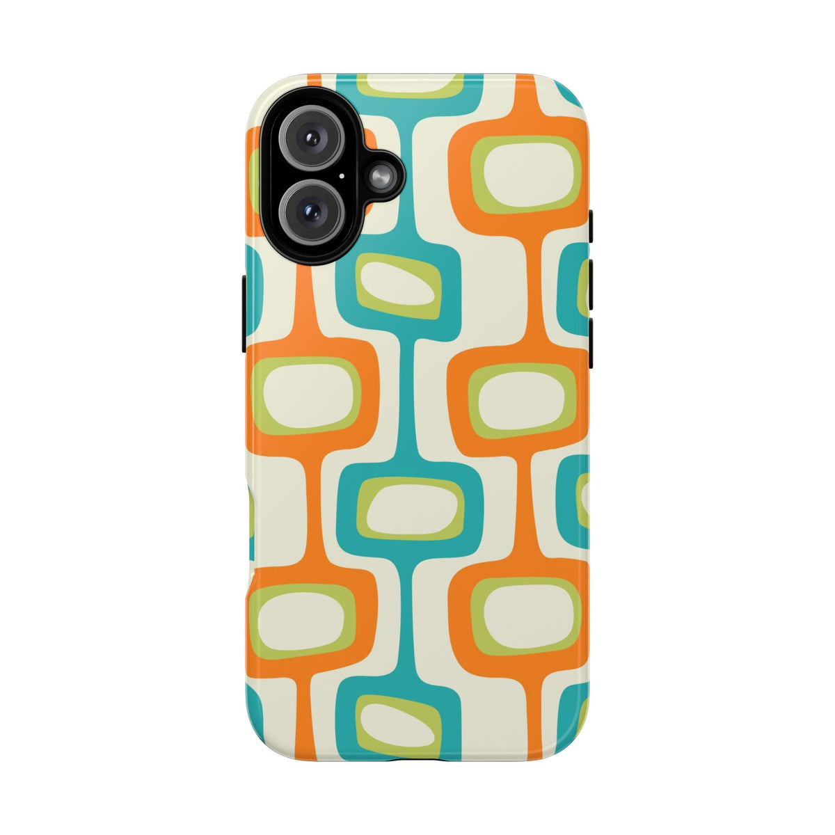Mid Century Modern Groovy Googie Design, Colorful Smart Phone Tough Cases