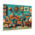Mid Century Modern Mod Men, Bourbon Drinkers MCM Barware Lounge Wall Art - Mid Century Modern Gal