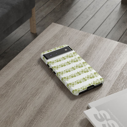Pyrex Crazy Daisy Spring BlossonFloral Phone Case: Tough Cases with Elegant Green Floral Design, Durable Phone Cover