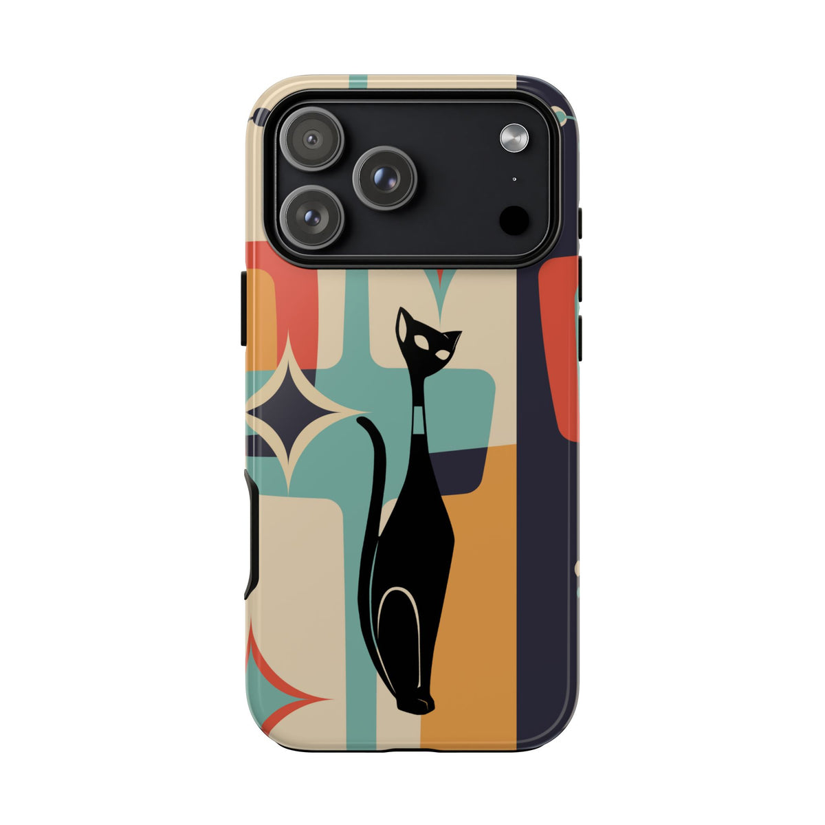 Atomic Cat, Sexton Cat, Mid Mod, Retro Geometric, Starburst Tough Phone Cases