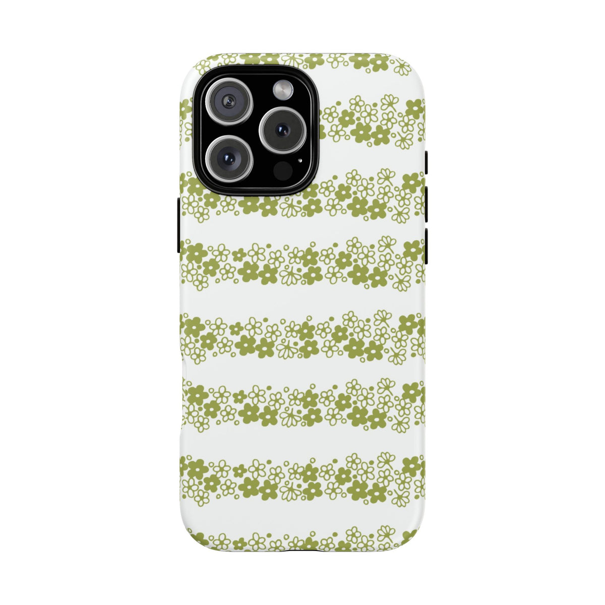 Pyrex Crazy Daisy Spring BlossonFloral Phone Case: Tough Cases with Elegant Green Floral Design, Durable Phone Cover