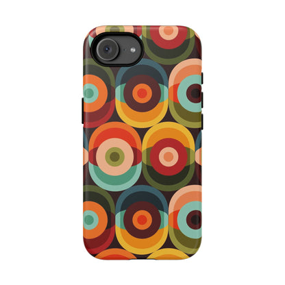 Retro Groovy Space Orb, Funky Fun Tough Phone Case