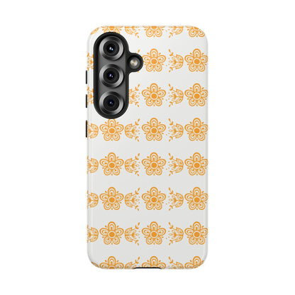 Pyrex Golden Butterfly Floral Phone Case, Tough Cases for Stylish Protection, Gift for Her, Durable, Trendy Floral Design, Cell Phone Cover