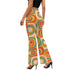 Retro Style Mid Mod Geometric Groovy Designed Flared Pants - Mid Century Modern Gal