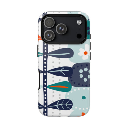 Scandinavian Modern Floral Nordic Hygge Tough Phone Case