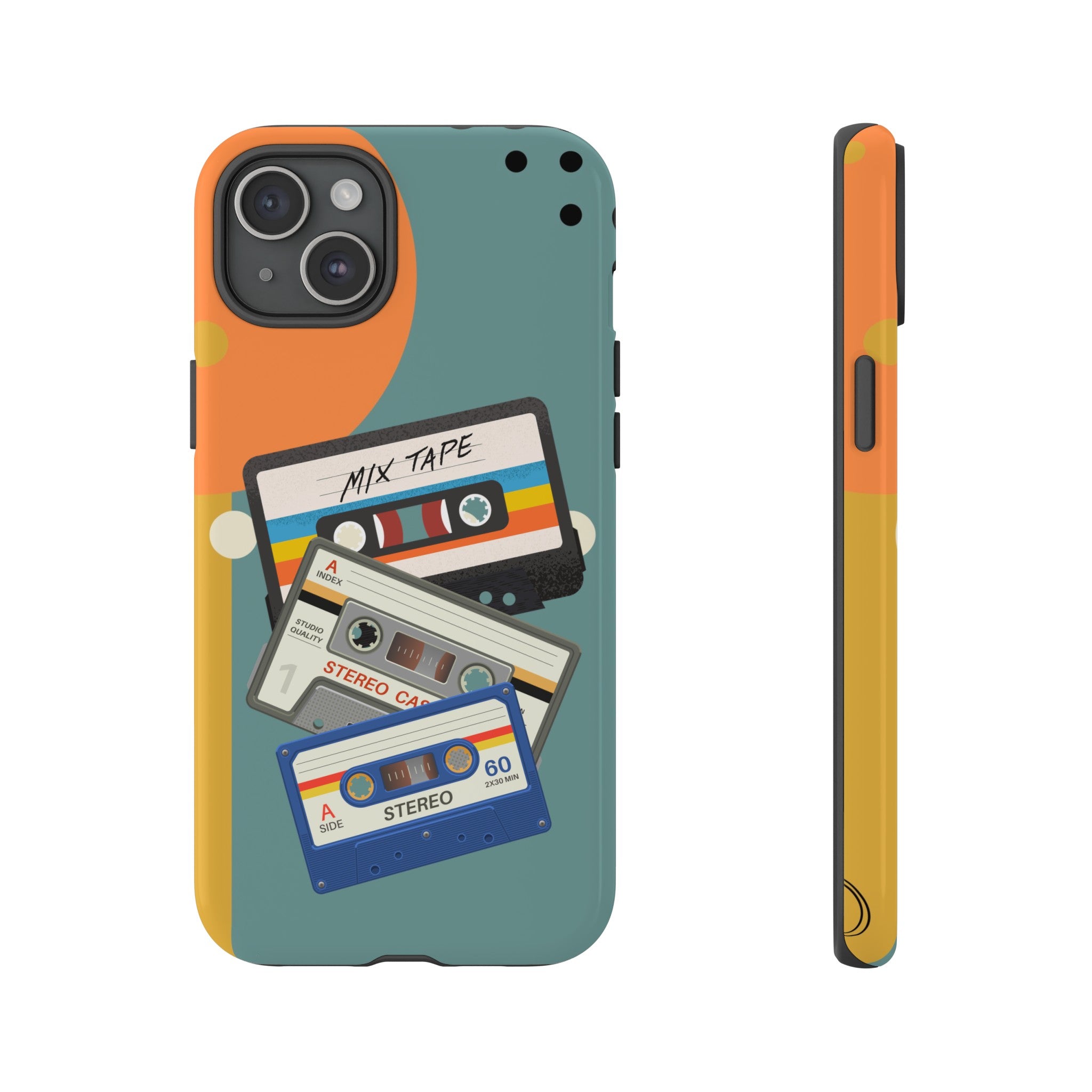 Gen X, Retro Cassettes Mid Mod Smart Phone Tough Cases