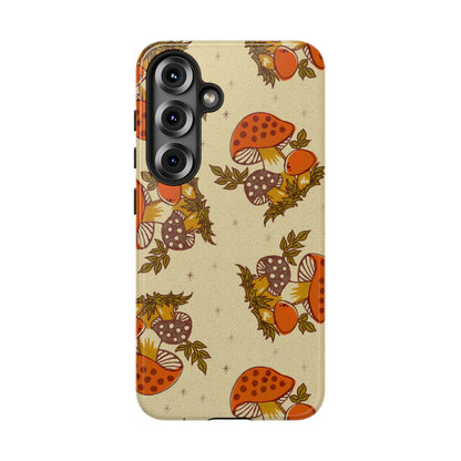 70s Merry Mushroom Groovy Retro Smart Phone Tough Phone Cases