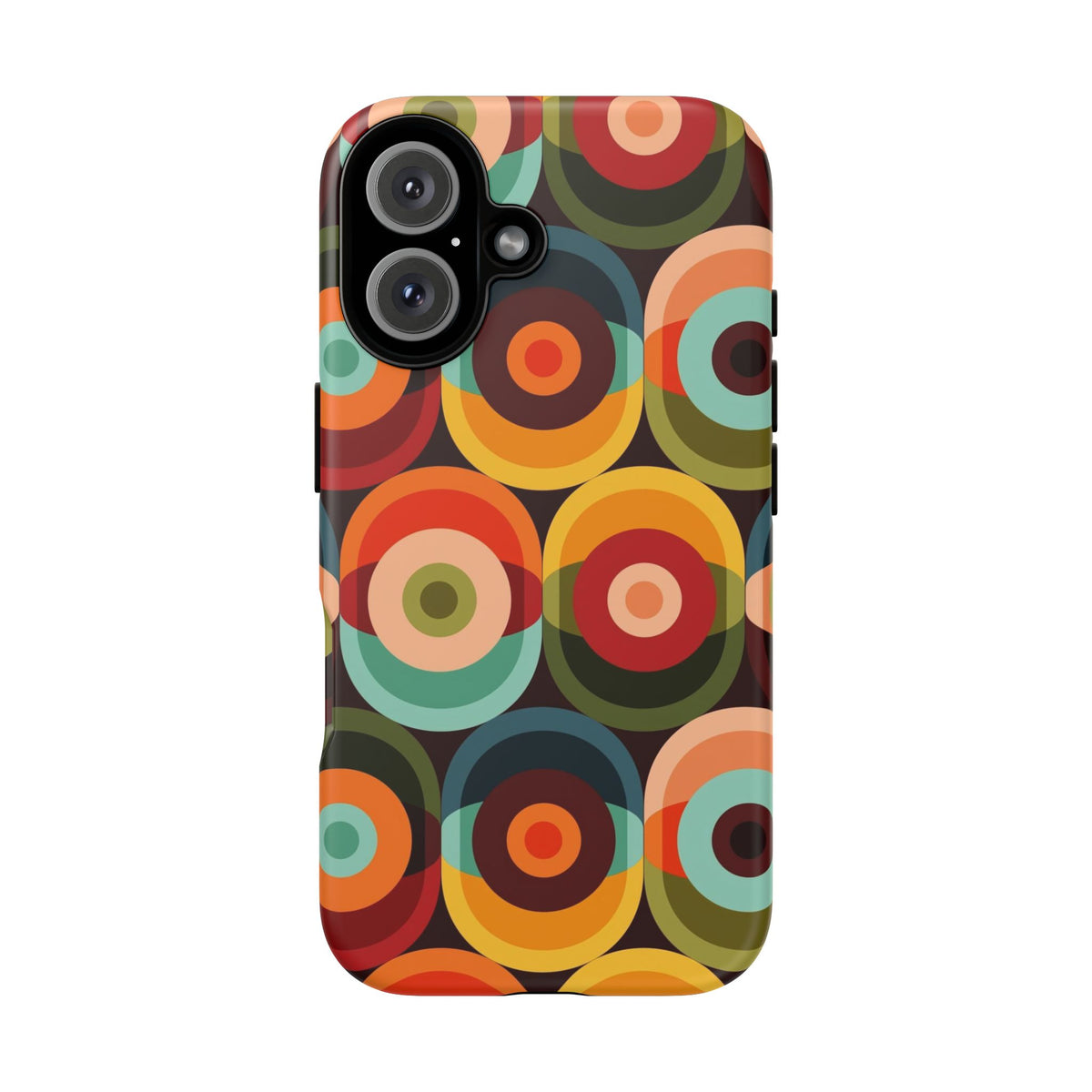 Retro Groovy Space Orb, Funky Fun Tough Phone Case