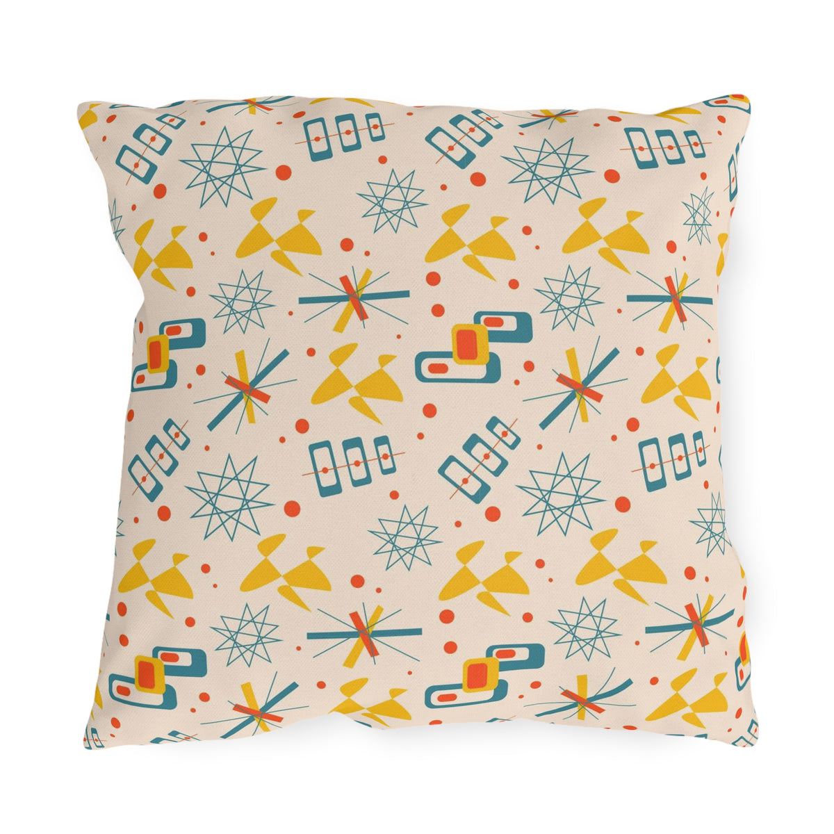 Mid Century Modern 50s Pattern, Mod Summer Outdoor Retro Pillows - Mid Century Modern Gal