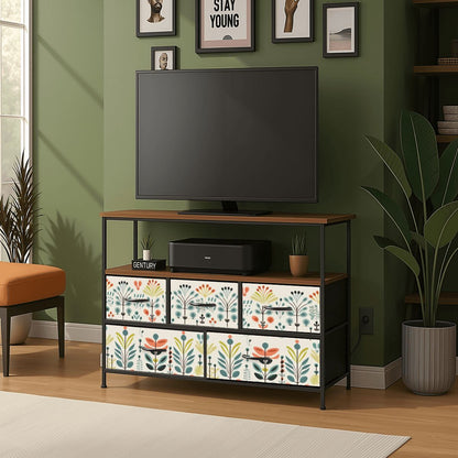 Mid Modern Danish Scandinavian TV Stand Media Console - Mid Century Modern Gal