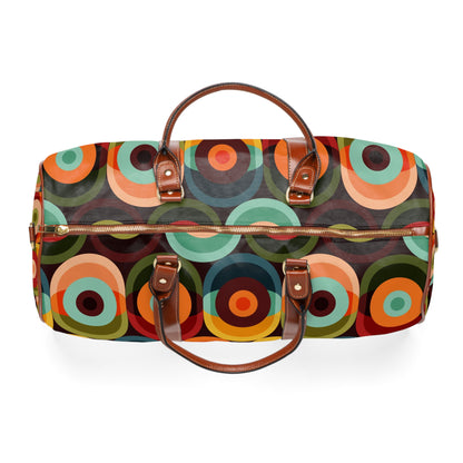 Retro Vibes Mid Mod Travel Bag Waterproof Travel Bag