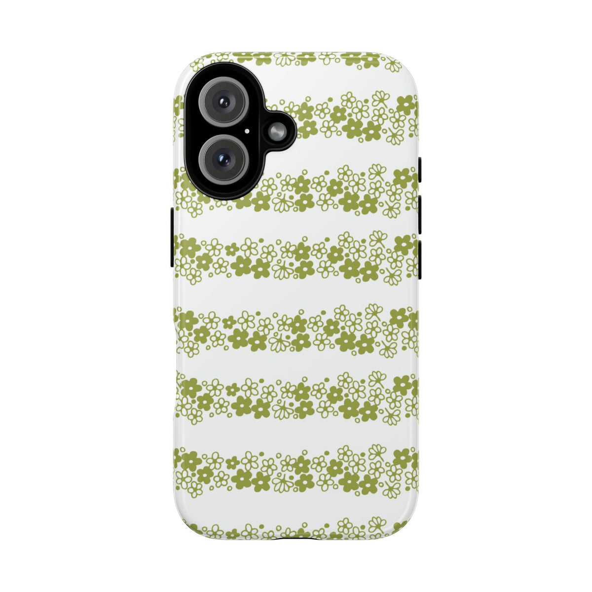 Pyrex Crazy Daisy Spring BlossonFloral Phone Case: Tough Cases with Elegant Green Floral Design, Durable Phone Cover