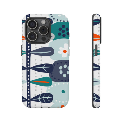 Scandinavian Modern Floral Nordic Hygge Tough Phone Case