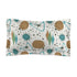 Mid Century Modern Franciscan Starburst Camel Brown, Beige Teal Starburst Retro-Modern Pillow Sham - Mid Century Modern Gal