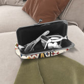 Scandinavian Designed Kitschy Mod Atomic Cat Coin Purse - Mid Century Modern Gal