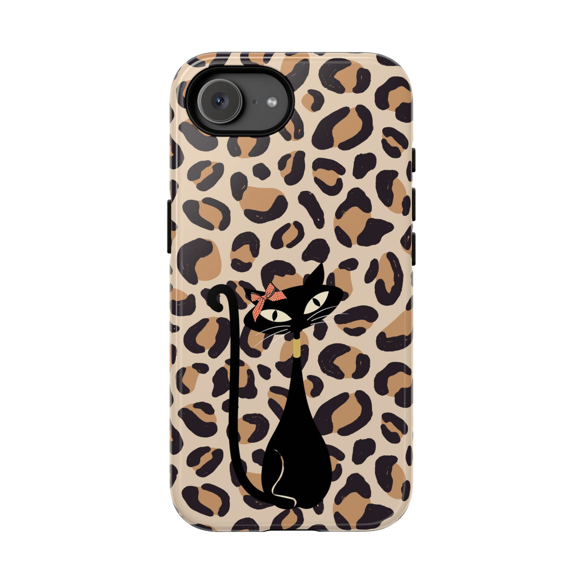 Mid Century Modern 50s Leopard Print, Atomic Cat, Mid Mod Tough Cases