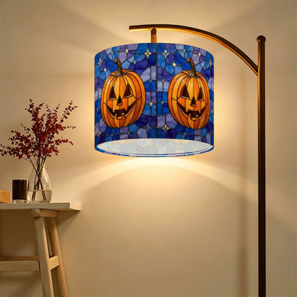 Halloween Stained Glass Style Jack-o&