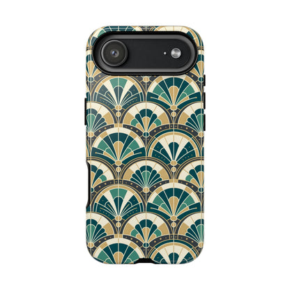 Art Deco Peacock Inspired Tough Phone Case