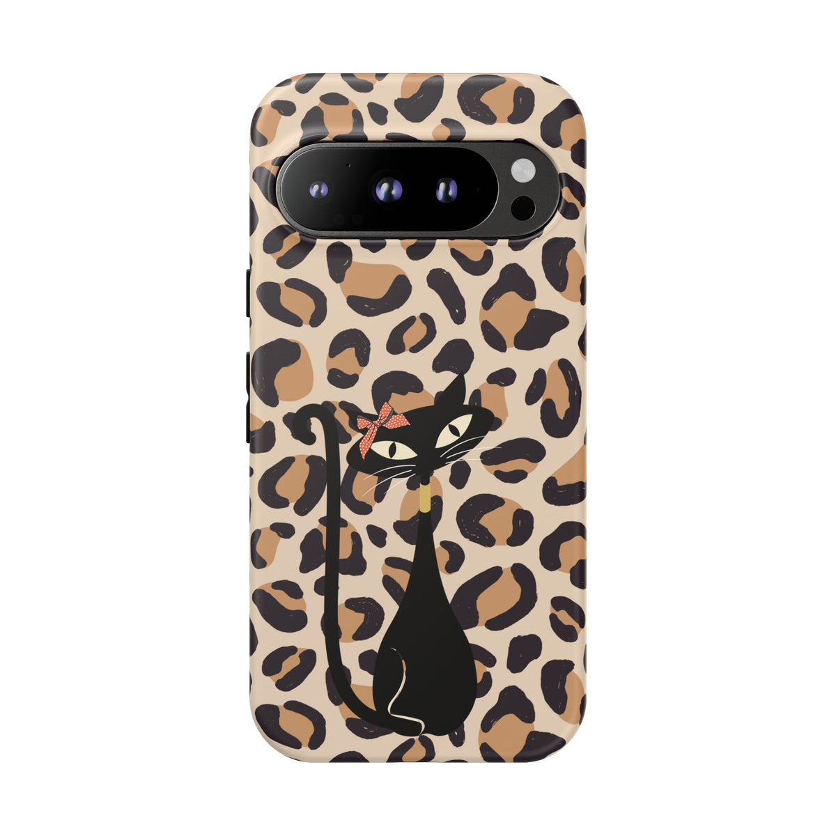 Mid Century Modern 50s Leopard Print, Atomic Cat, Mid Mod Tough Cases