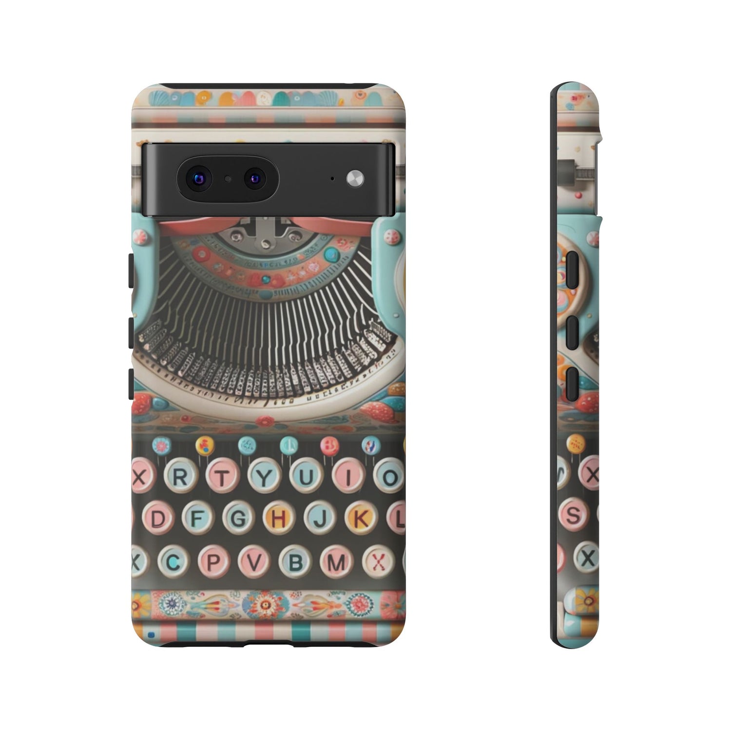 Retro Typewriter Mid Mod Kitschy  Quirky Fun Smart Phone, Tough Cases