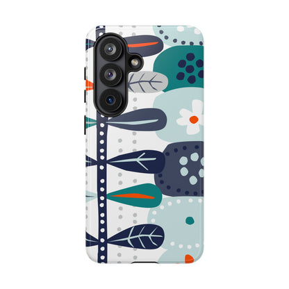 Scandinavian Modern Floral Nordic Hygge Tough Phone Case