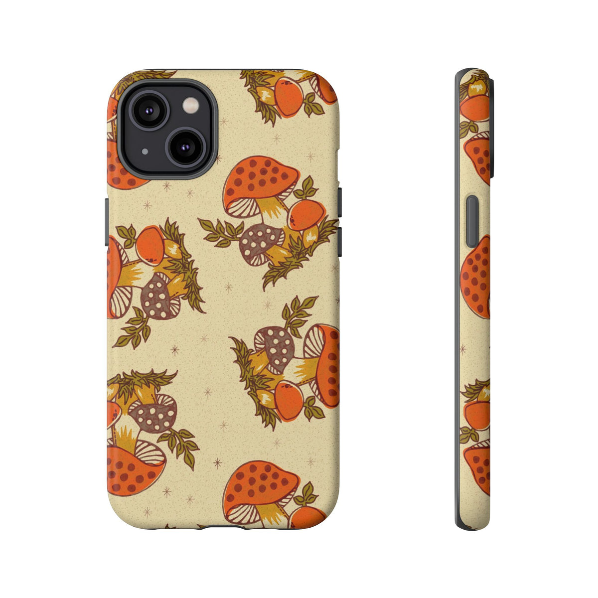 70s Merry Mushroom Groovy Retro Smart Phone Tough Phone Cases