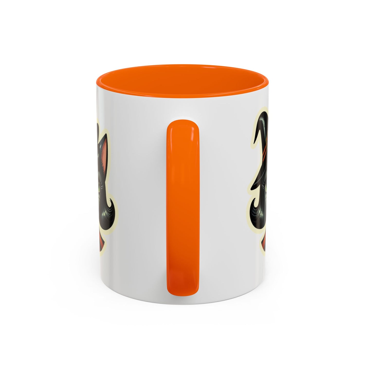 Vintage Halloween Black Cat Sexy Sexton Mid Century Modern Accent Coffee Mug - Mid Century Modern Gal
