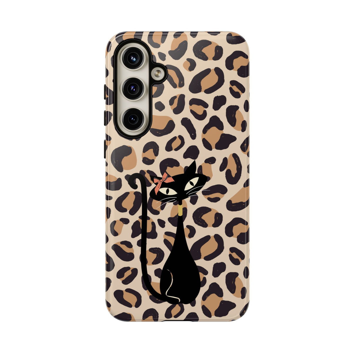 Mid Century Modern 50s Leopard Print, Atomic Cat, Mid Mod Tough Cases - Mid Century Modern Gal