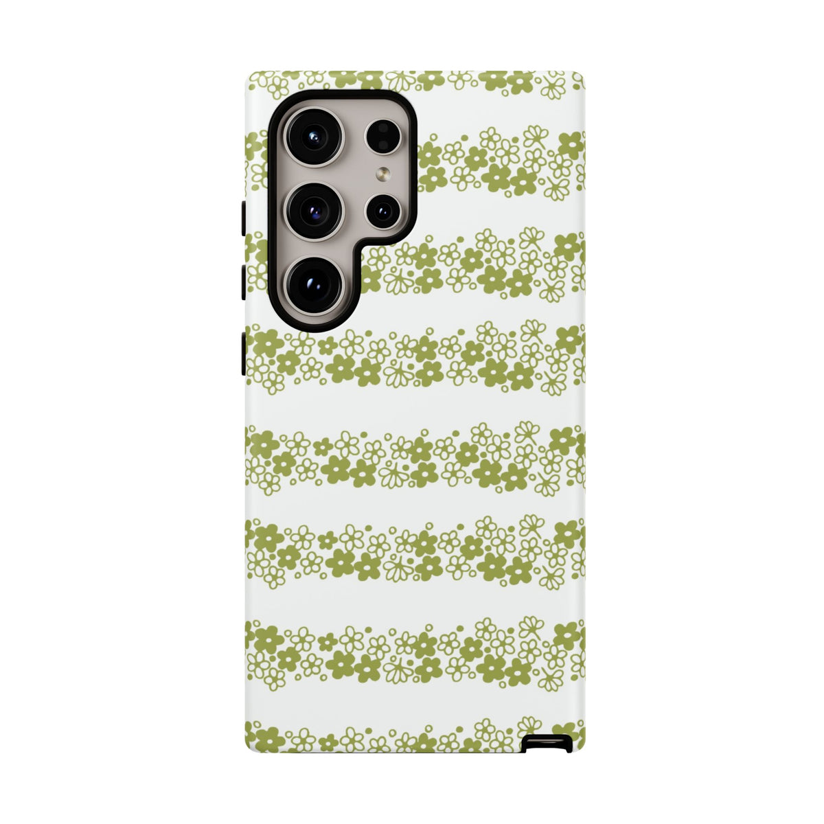 Pyrex Crazy Daisy Spring BlossonFloral Phone Case: Tough Cases with Elegant Green Floral Design, Durable Phone Cover