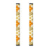 Harvest Gold, Orange Flower Power Refrigerator Handle Covers 2 pcs - Mid Century Modern Gal