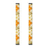 Retro 70s Orange Yellow Flower Power, Groovy Refrigerator Handle Covers 2 pcs - Mid Century Modern Gal