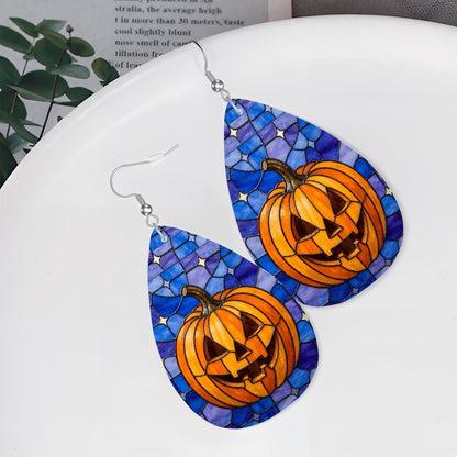 Halloween Stained Glass Style Jack-o&