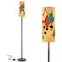 Mid Century Modern Atomic Diamonds, Starburst Retro Slim Floor Lamp - Mid Century Modern Gal