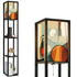 Mid Century Modern Geometric Bauhaus Designed MCM Floor Lamp With Shelves - Mid Century Modern Gal