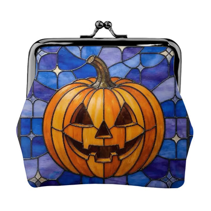Halloween Stained Glass Style Jack-o&